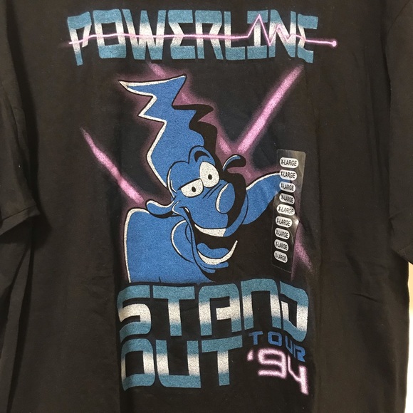 NWT Disney Powerline Stand Out Tour 94 Goofy Movie Tee - Picture 2 of 4